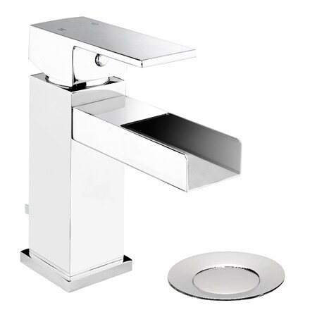Keeney Mfg Single Handle Bathroom Faucet with Pop-Up Drain, Polished Chrome QUA22CCP